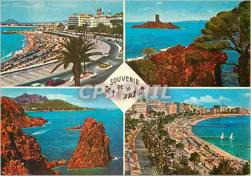 Cartes postales moderne Cote d'Azur St Raphael l'Ile d'Or au Dramont l'Esterel Cannes