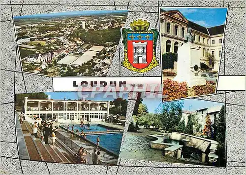 Cartes postales moderne Loudun (Vienne) Piscine