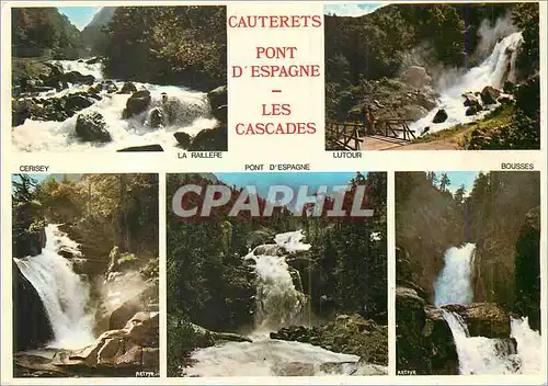 Cartes postales moderne Cauterets Pont d'Espagne les Cascades les Pyrenees Collection d'Art Pyreneen