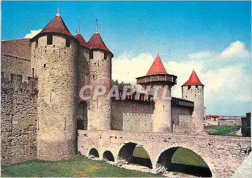 Cartes postales moderne La Cite de Carcassonne (Aude) Entree du Chateau Comtal