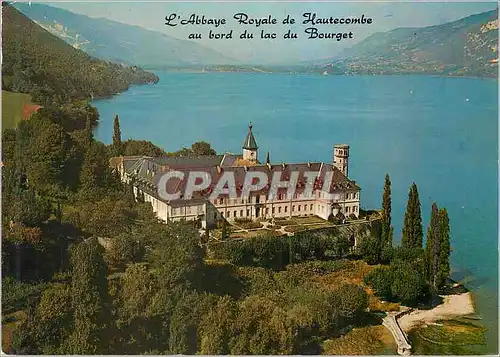 Cartes postales moderne Le Lac du Bourget (Savoie) l'Abbaye de Hautecombe