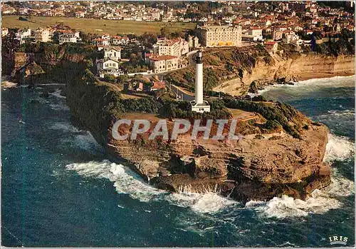 Cartes postales moderne Biarritz la Pointe St Martin et le Phare vus par Avion (Heurtier Rennes)