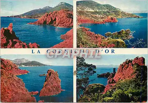 Cartes postales moderne La Corniche d'Or les Rochers du Trayas les Calanques de Theoule