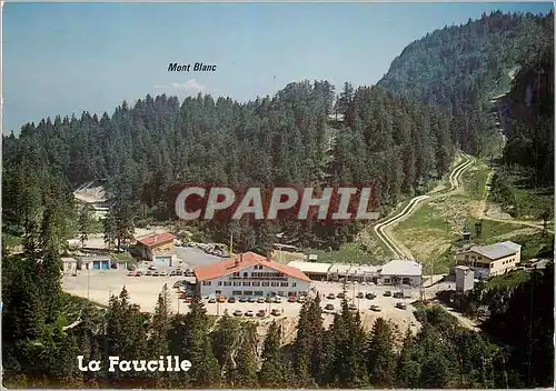 Cartes postales moderne Le Col de la Faucille (Ain) le Haut Jura altitude 1323m au Fond le Mont Blanc 4807m
