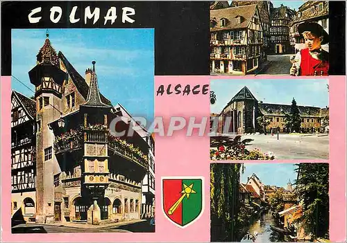Cartes postales moderne Colmar (Haut Rhin) Maison Pfister Rue des Marchands le Musee des Unterlinden la Petite Venise Fo
