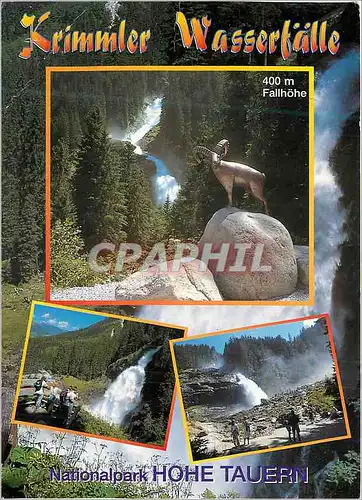 Cartes postales moderne Krimmler Wasserfalle Welbekannte im Nationalpark Hohe Tauern