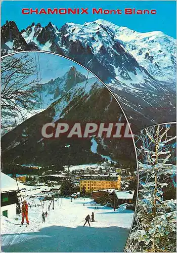 Cartes postales moderne Chamonix Mont Blanc (Haute Savoie) Altitude de 1037 a 3842 metres