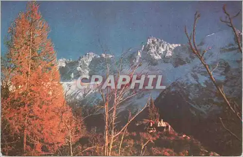 Cartes postales moderne Les Aiguilles de Chamonix en Automne