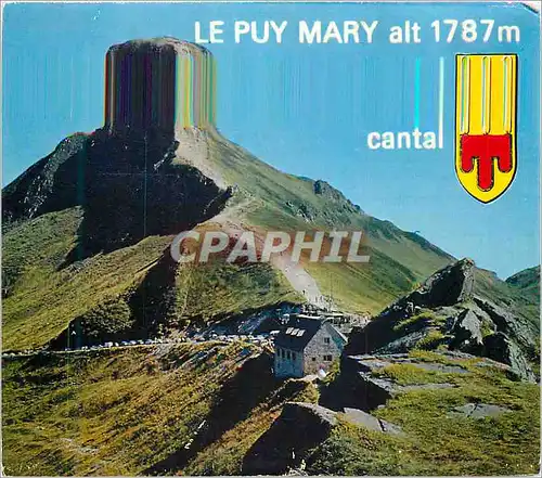 Moderne Karte Le Chalet Benet et le Puy Mary (1787 m) Les Sites du Cantal