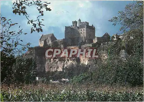 Moderne Karte Chateau de Beynac Vallee de la Dordogne