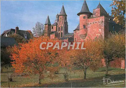 Cartes postales moderne Collonges la Rouge (Correze) Castel de Vassignac (XVIe) et Eglise fortifiee (XI XII XVIe)