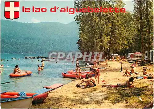 Cartes postales moderne Le Lac d'Aiguebelette (Savoie) Images de chez nous Detente sur la Plage