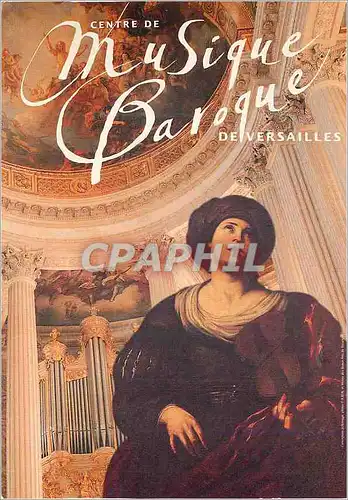 Moderne Karte Centre de Musique Baroque de Versailles L'Opera Royal Le Salon d'Hercule ou La Chapelle Royale d
