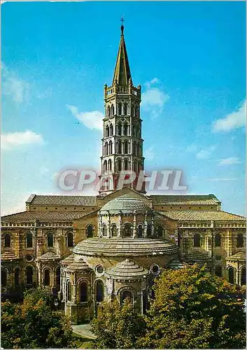 Cartes postales moderne Eglise de Toulouse La Basilique Saint Sernin Arts Roman et Gothique