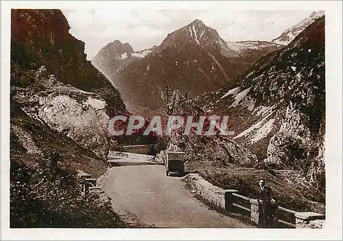 Moderne Karte Route de Luz a Gavarnie Porte d'Espagne