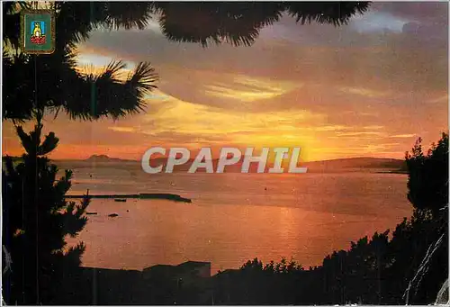 Cartes postales moderne Vigo Iles Cies Couchee du Soleil
