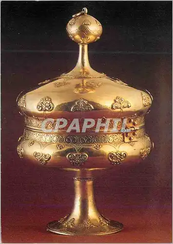 Cartes postales moderne Musees de Sens (Yonne) Tresor de la Cathedrale La Sainte Coupe Ciboire en Vermeil (fin du 12eme
