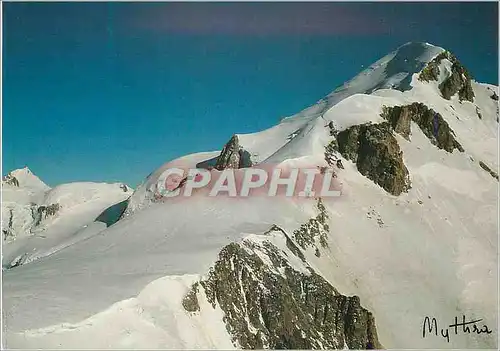 Cartes postales moderne Mont Blanc 4807 m Arete Sommitale depuis le Col du Dome du Gouter Sur la droite la face Ouest
