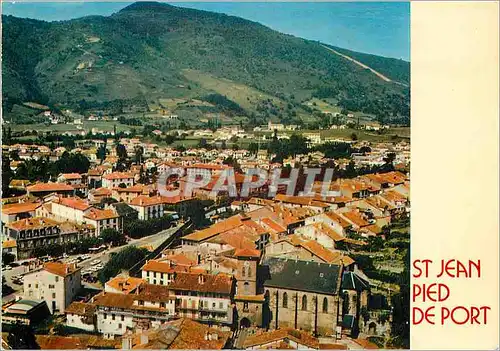 Cartes postales moderne St Jean Pied de Port (Pyr Atl) Vue Generale aerienne