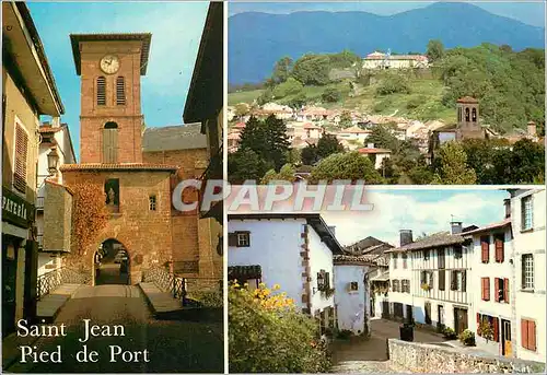 Cartes postales moderne St Jean Pied de Port La Vieille Ville et la Citadelle