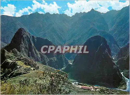 Cartes postales moderne Cusco Peru Vista Panoramica de las Ruinas de Machupicchu Hiram Bingham el 24 de Julio de 1911