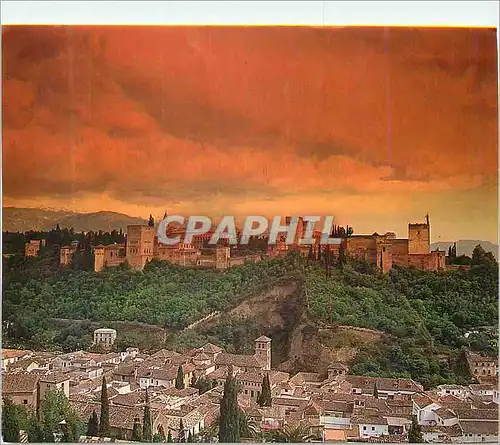 Cartes postales moderne Granada Alhambra Panoramique