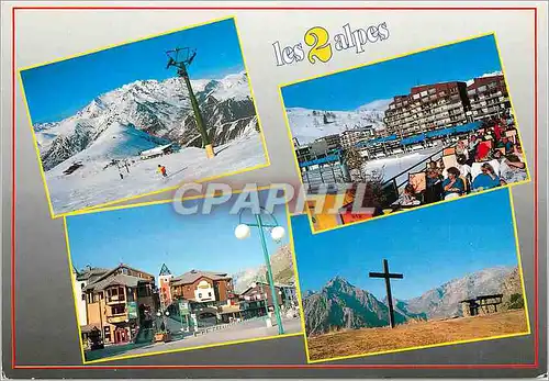 Cartes postales moderne Dauphine France Les 2 Alpes 1650 3600 m