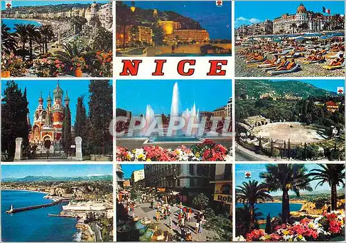 Cartes postales moderne Nice (Alpes Maritimes) French Riviera Cote d'Azur