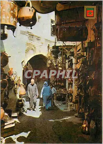 Cartes postales moderne Maroc Typique Artisanat dans la Medina