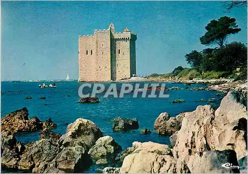 Moderne Karte Ile Saint Honorat Cannes Monastere Fortifie (XIe s) Abbaye de N D de Lerins