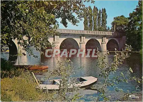 Moderne Karte Marboue (E et L) le Pont sur le Loir