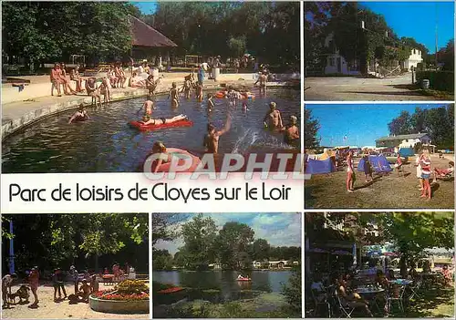 Cartes postales moderne Parc de Loisirs de Cloyes sur le Loir (E et L) Camping Caravaning