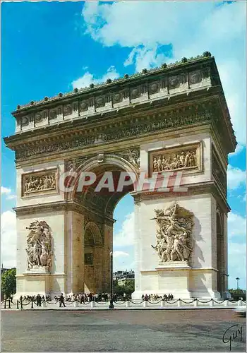 Moderne Karte Paris et ses Merveilles L'Arc de Triomphe de l'Etoile