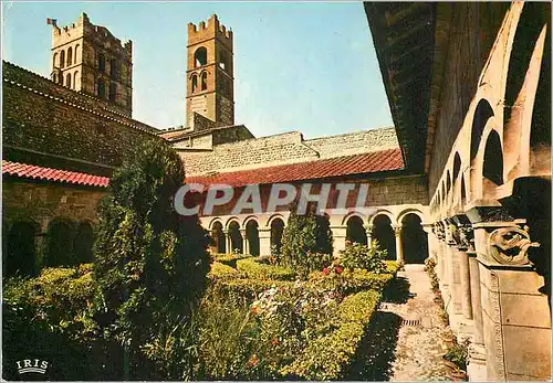 Cartes postales moderne En Roussillon Le Cloitre d'Elne (XIIe et XIVe Siecles) et les Clochers de la Cathedrale Ste Eula
