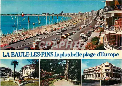 Cartes postales moderne La Baule les Pins (Loire Atlantique)la plus Belle plage d'Europe Bateaux