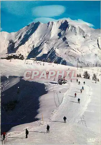 Cartes postales moderne Arrivee du Telepherique du Bettex Le Boulevard des Skieurs Panorama sur les Miages Ski