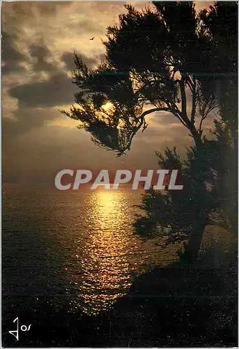 Cartes postales moderne Coucher de Soleil sur la Cote Bretonne La Bretagne en Couleurs