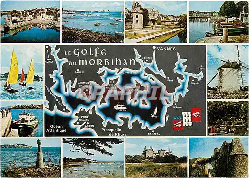 Cartes postales moderne Le Golfe du Morbihan La Bretagne Pittoresque De la Mer et des Bois Vannes