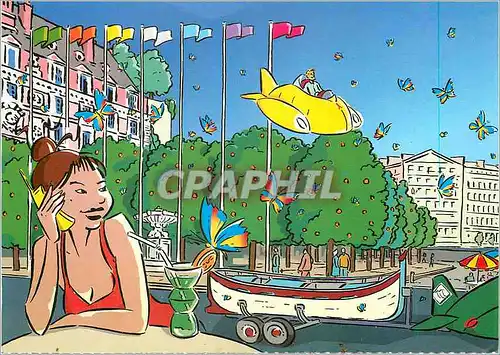 Cartes postales moderne Les annees 2010 Vuce d'Article Place de la Joliette J'y tiens souvent mes Reunions d'affaires Ba