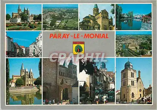 Cartes postales moderne Paray le Monial (Saone et Loire) Couleurs et Lumiere de France