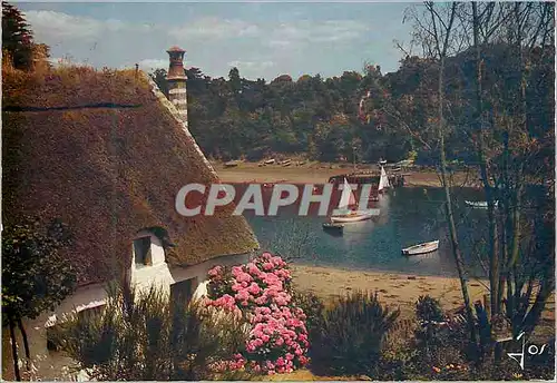 Cartes postales moderne Regates sur l'Aven (Kerdruc) La Bretagne en Couleurs Bateaux