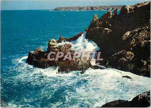 Cartes postales moderne Pointe du Raz (Finistere) la Baie des Trepasses et Pointe du Van Couleurs et Lumiere de France