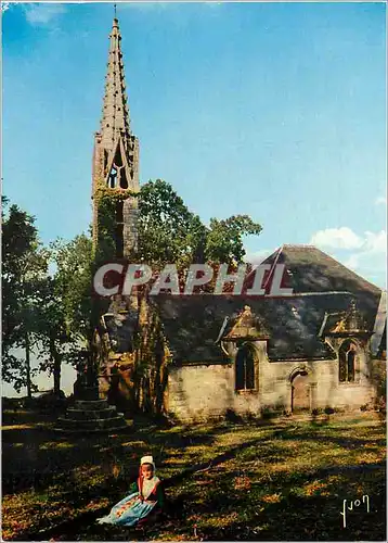 Moderne Karte Chapelle St Jean pre de Plougastel (Finistere) la Bretagne Couleurs et Lumiere de France