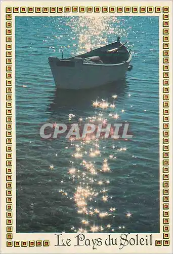 Cartes postales moderne Sites Mediterraneens Reputes Barque de Peche sous le Soleil Bateau