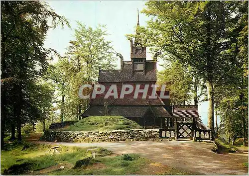 Cartes postales moderne Paradis Bergen Fantoft Stavrirke