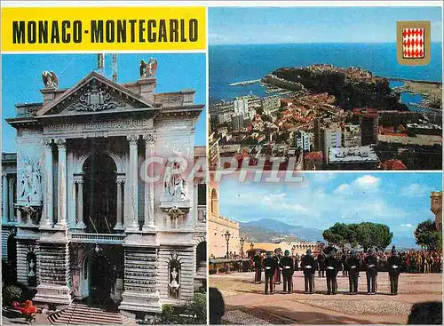 Cartes postales moderne Monaco Monte Carlo Vues Diverses de la Principaute Militaria