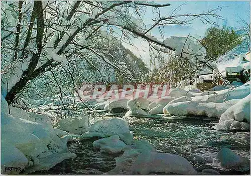 Cartes postales moderne Bareges  alt 1300m le Bastan sous la Neige