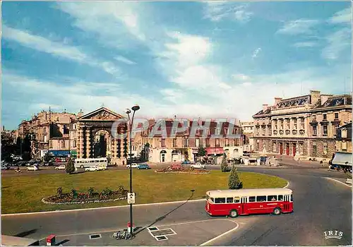 Moderne Karte Bordeaux (Gironde) Place de la Victoire Autobus