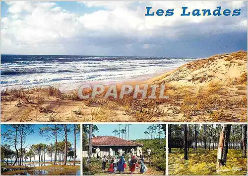 Moderne Karte Les Landes