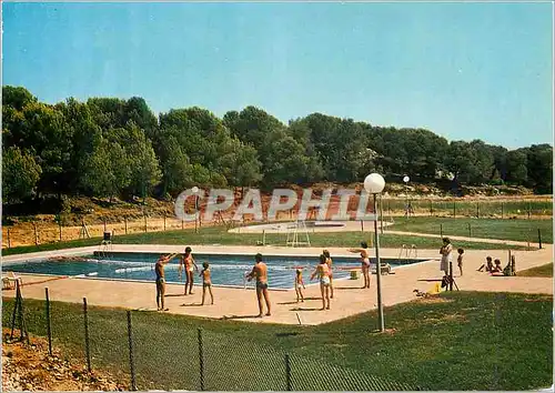 Moderne Karte Bessilles Montagnac (Herault) Village de Vacances Piscine